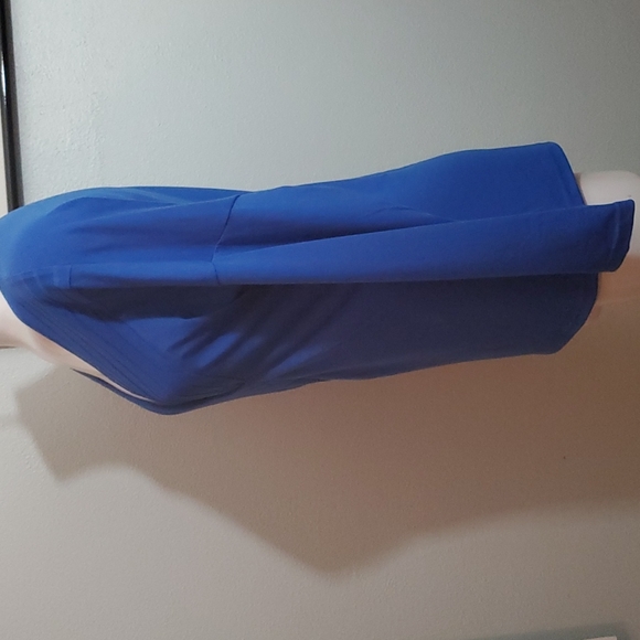 Women's Outdoor Casual Solid Blue V-Neck Long Sleeve Top-EUC-Sz XL - Picture 4 of 13